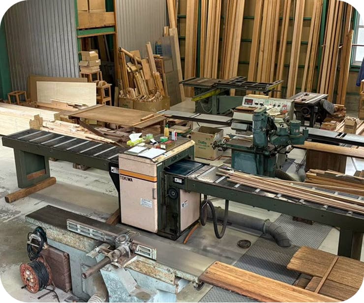 木材加工工場